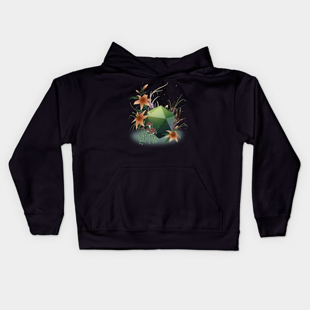 Nature Dice Kids Hoodie by Oreramar